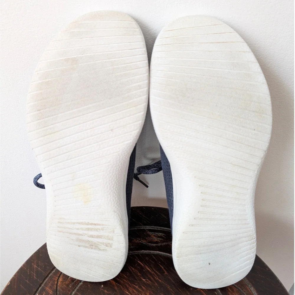 Allbirds Tree Runners Navy Blue Eucalyptus Sneakers Womens Size 9‎ TR W9